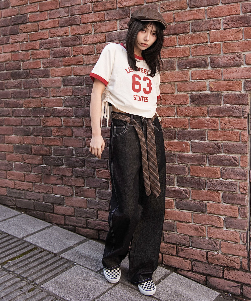 柄６　モデル：159cm F着用