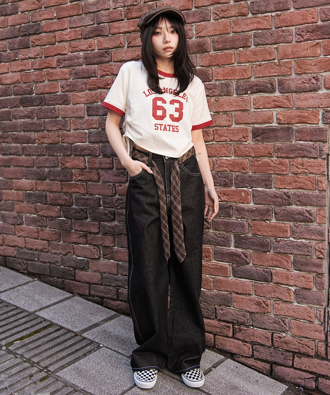 柄６　モデル：159cm F着用