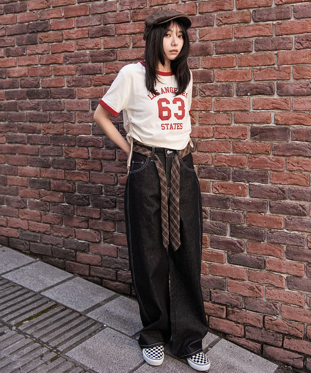 柄８　モデル：166cm F着用