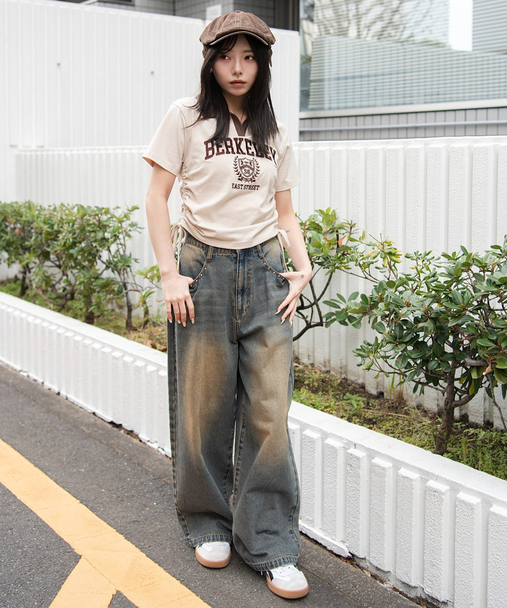 ブラウン モデル：159cm F着用