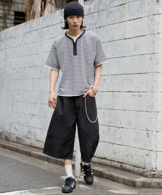 デニムブラック モデル：182cm L着用