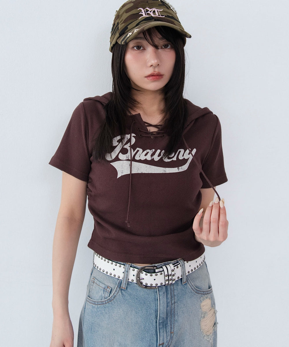 ブラウン　モデル：159cm F着用