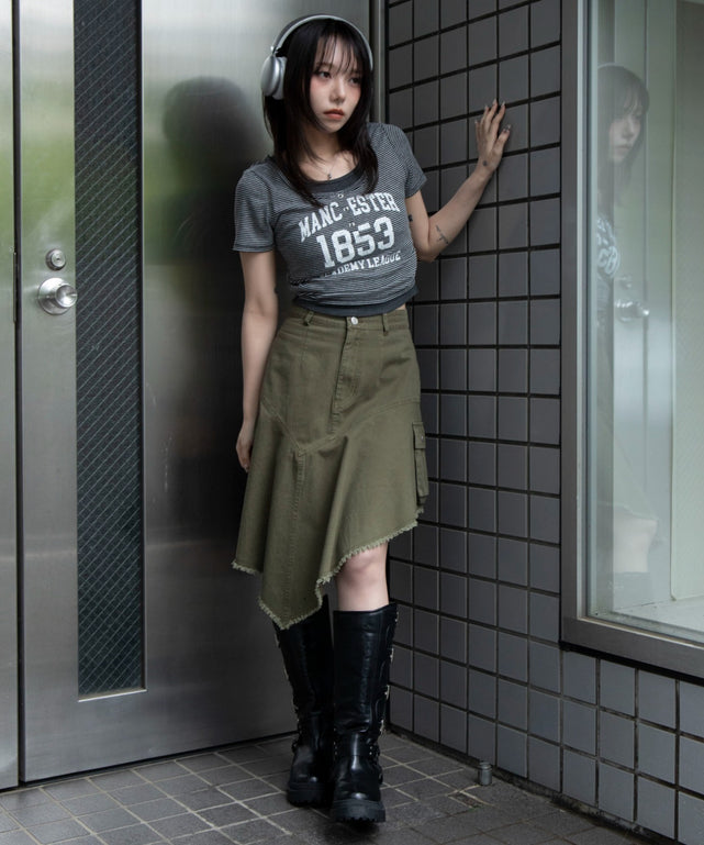 ブラックボーダー　モデル：159cm F着用