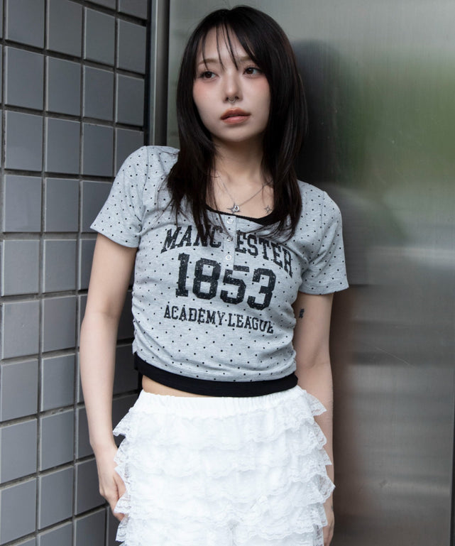 ドット１　モデル：159cm F着用