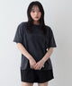 コットンクルーネックT（SS）　/ブラックソノタ　モデル：159cm S着用