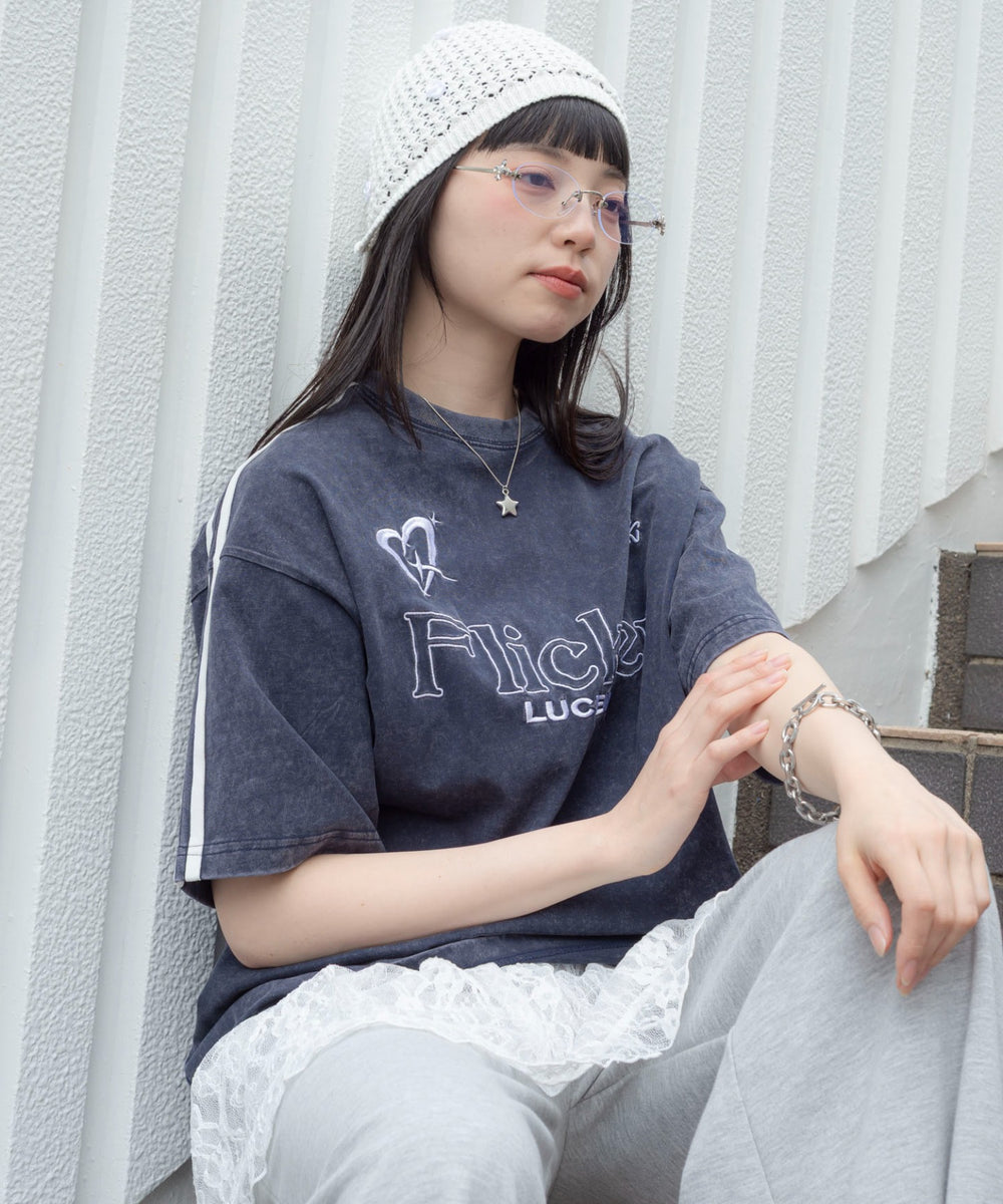 ネイビー　モデル：164cm L着用