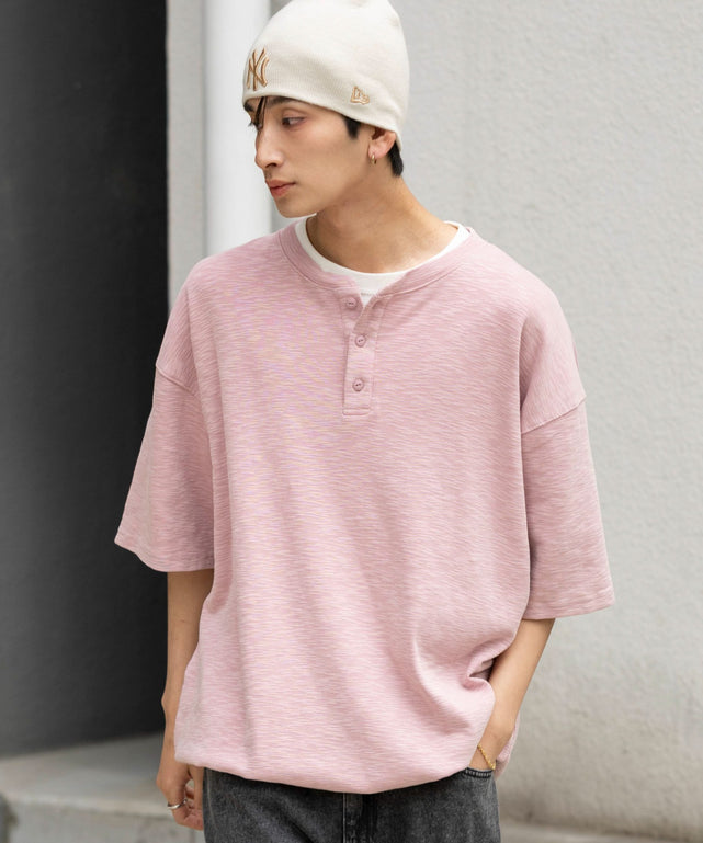 ピンク モデル：180cm L着用