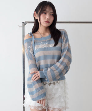 ブルーボーダー　モデル：159cm F着用