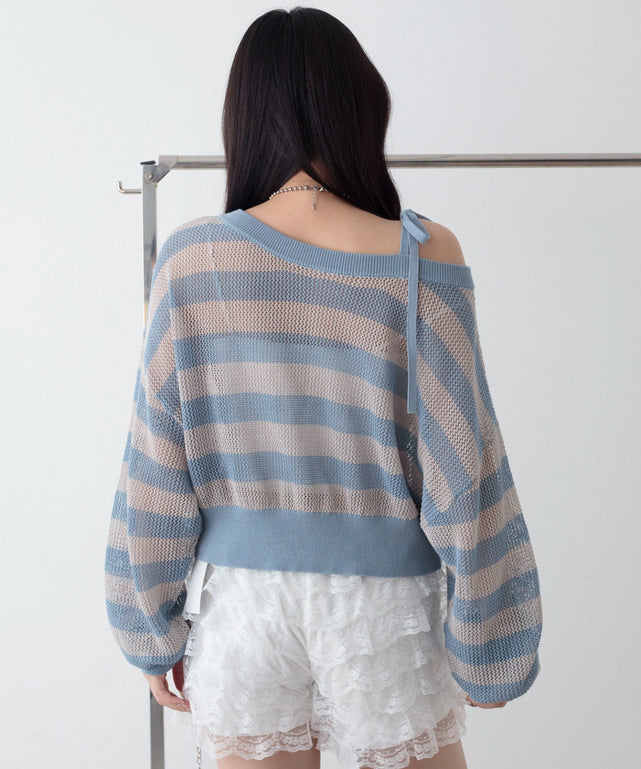 ブルーボーダー　モデル：159cm F着用