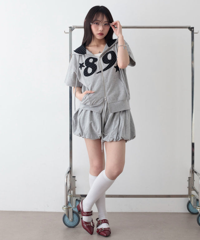 杢グレー　モデル：159cm F着用