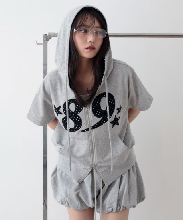 杢グレー　モデル：159cm F着用