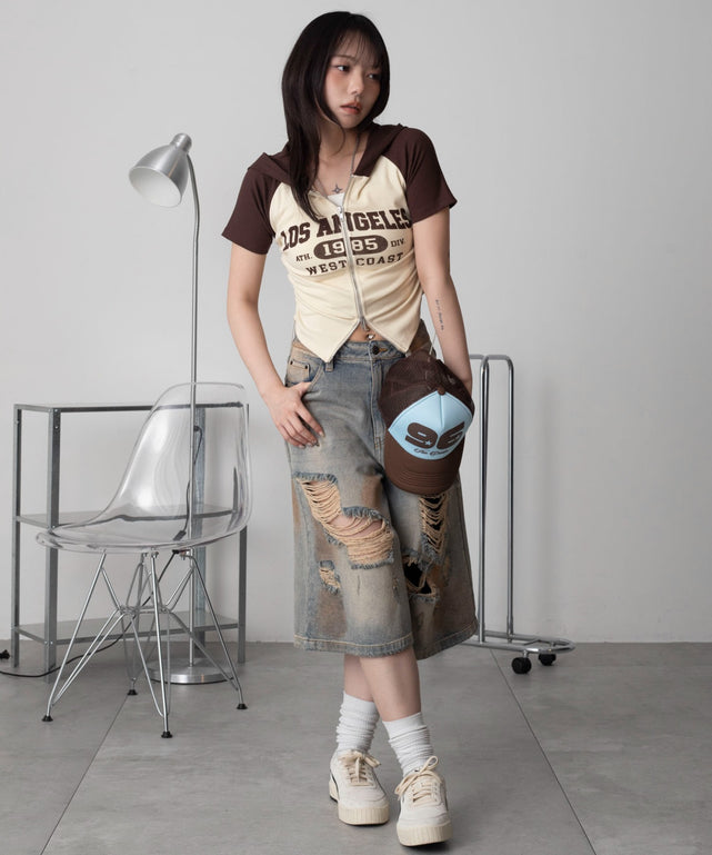 ブラウン　モデル：159cm F着用
