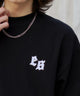 アクセ付きストレートライングラフィックT（SS）