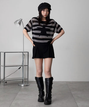 グレーボーダー　モデル：159cm F着用