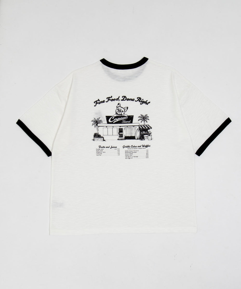 ワンポイント刺繍リンガーT（SS）