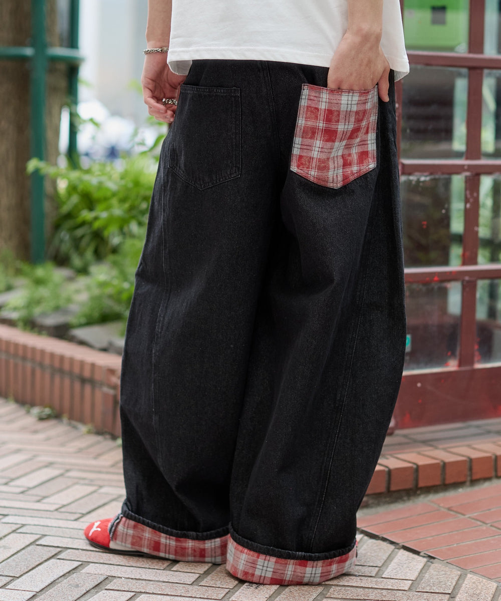 デニムブラックソノタ モデル：182cm L着用