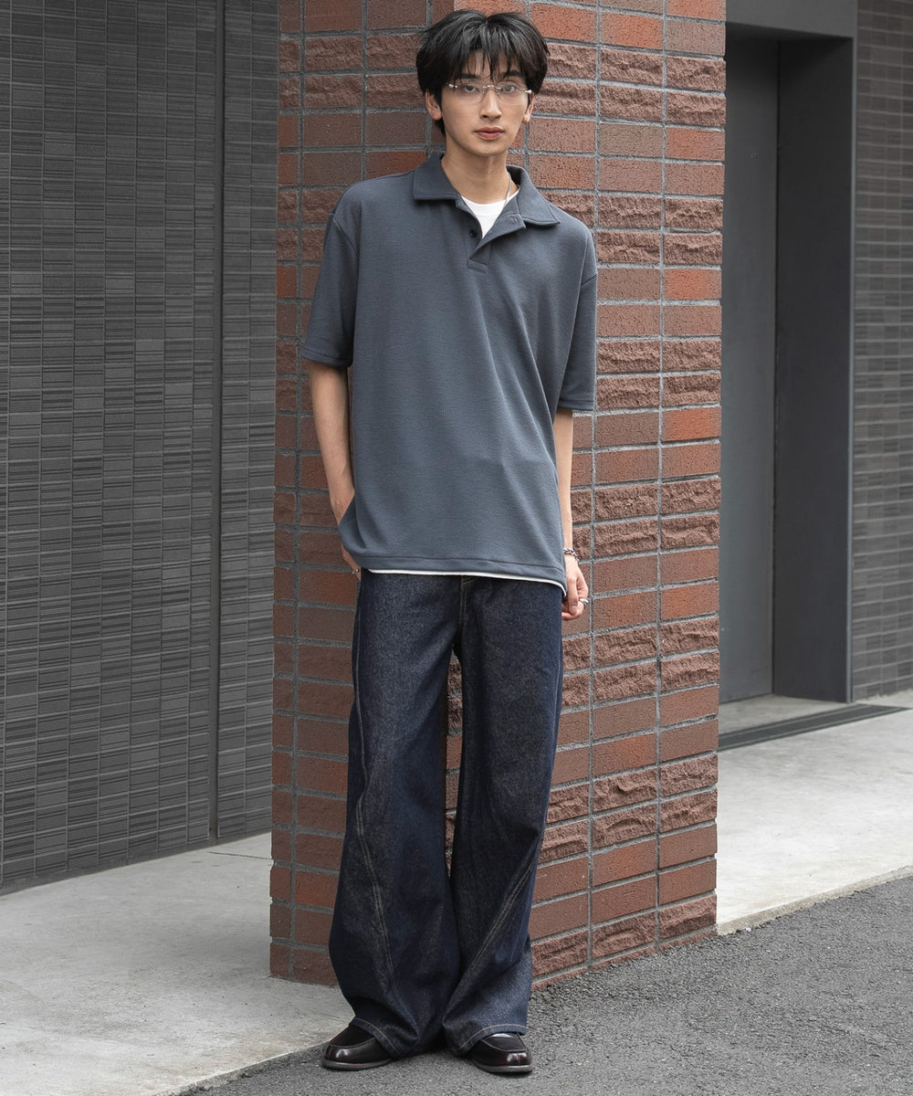 ブルー モデル：180cm L着用