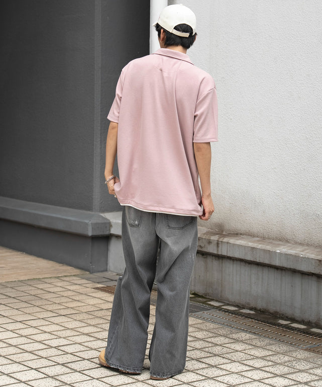 ピンク モデル：180cm L着用