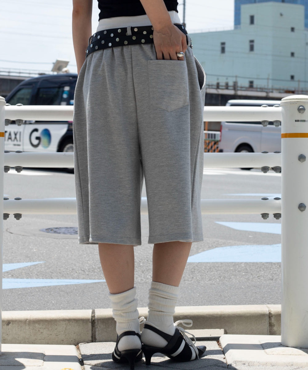 杢グレー　モデル：166cm F着用