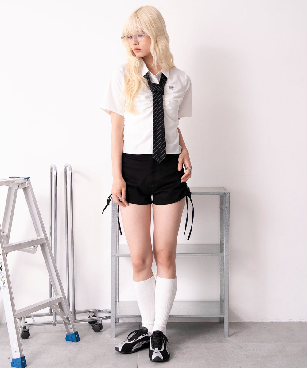 ホワイト　モデル：166cm F着用