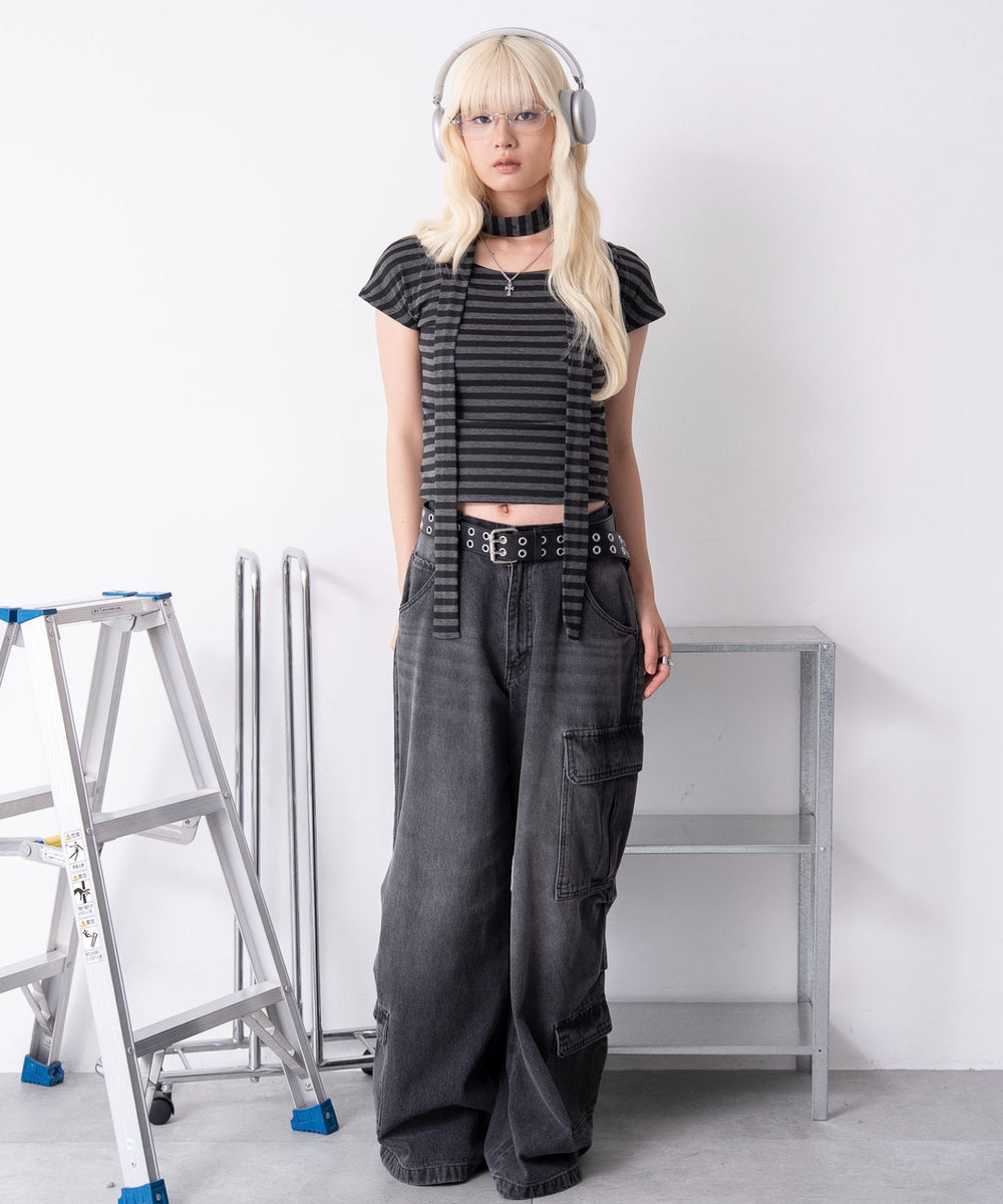 ブラックボーダー　モデル：166cm F着用