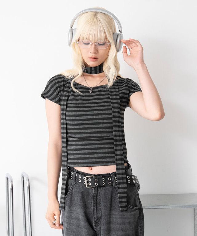 ブラックボーダー　モデル：166cm F着用
