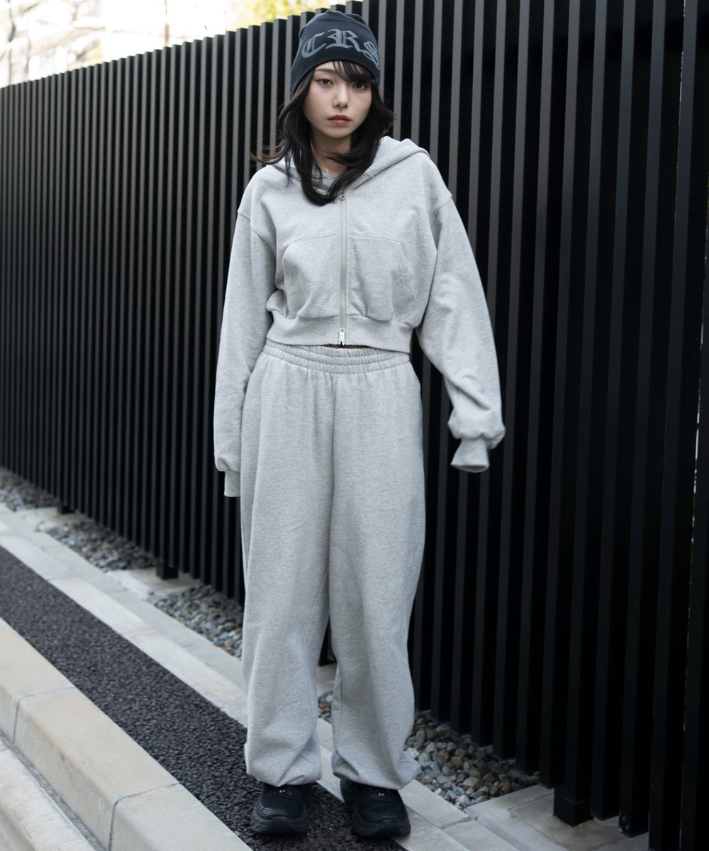 杢グレー　モデル：159cm F着用