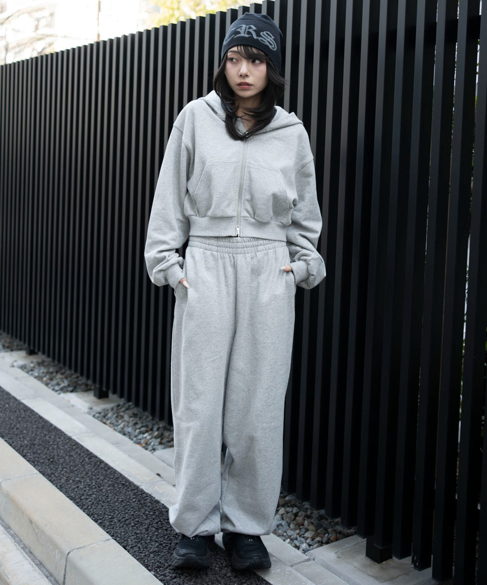 杢グレー　モデル：159cm F着用