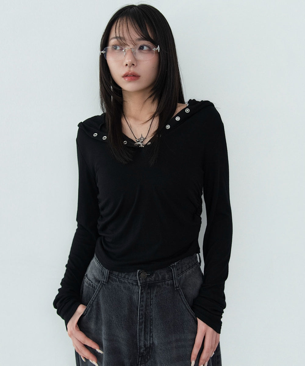 ブラック　モデル：159cm F着用