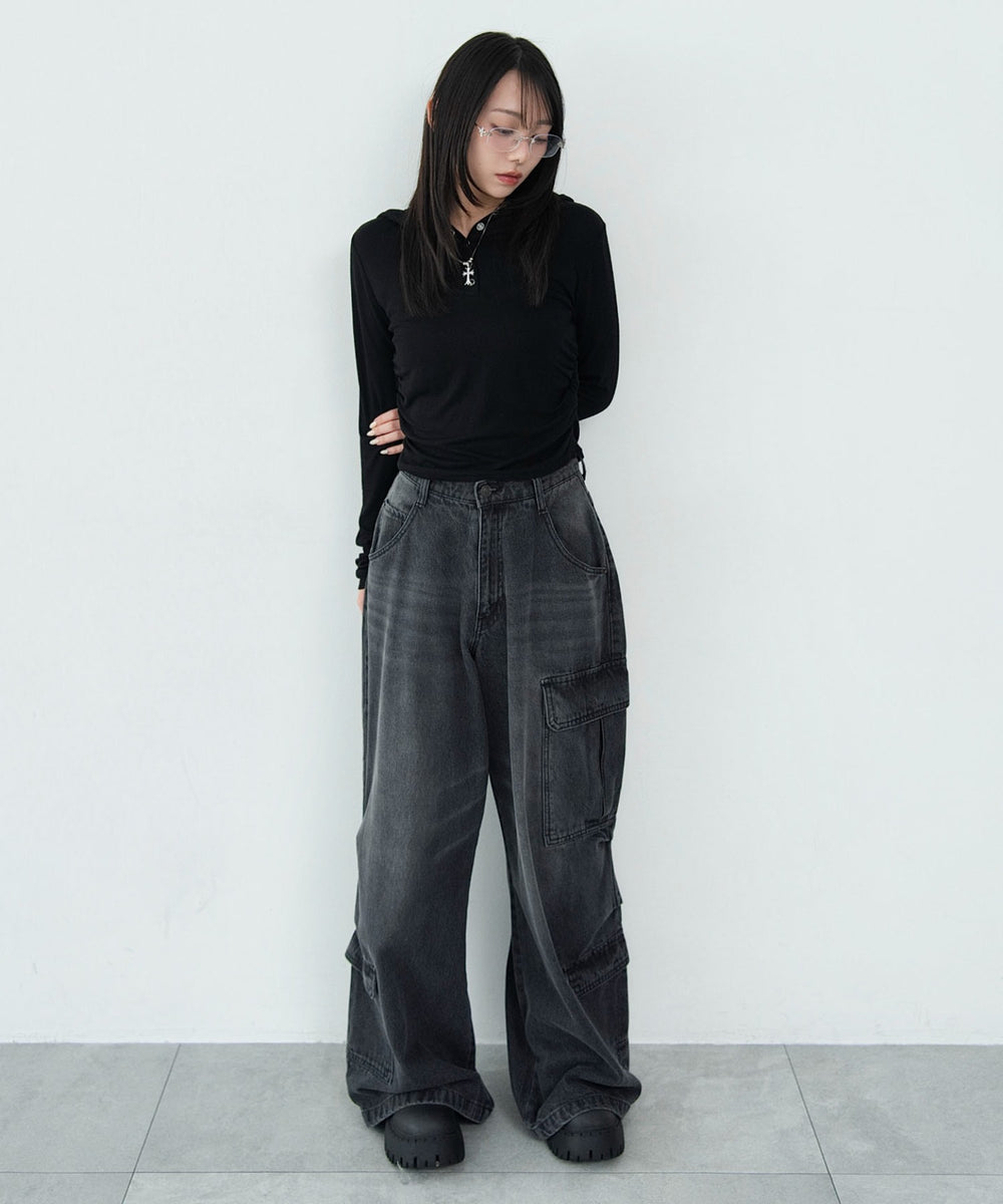 ブラック　モデル：159cm F着用