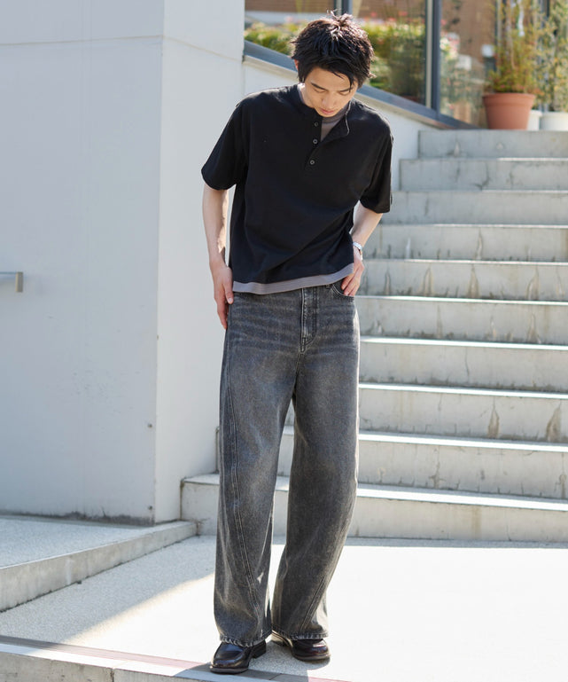 デニムブラックソノタ モデル：181cm L着用