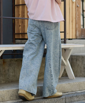 デニム淡 モデル：181cm L着用