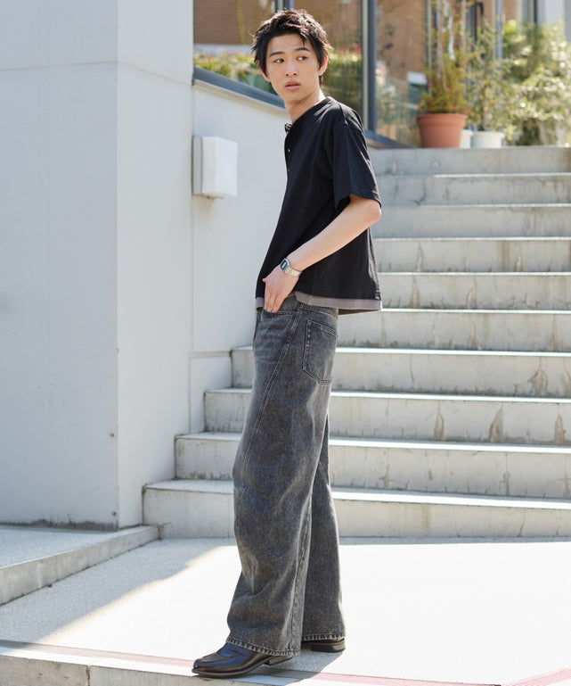 デニムブラックソノタ モデル：181cm L着用