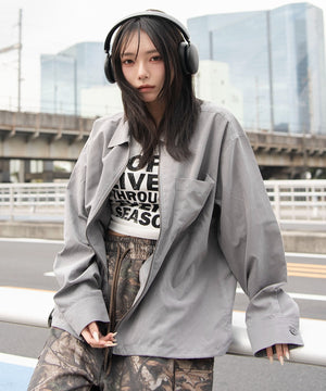 グレー　モデル：159cm M着用