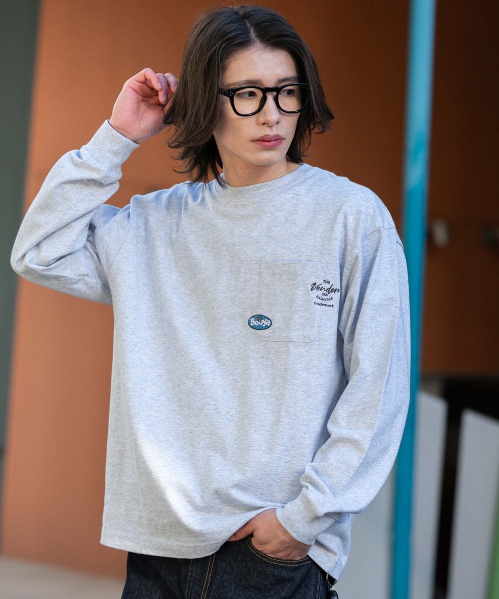 アッシュグレー モデル：182cm L着用