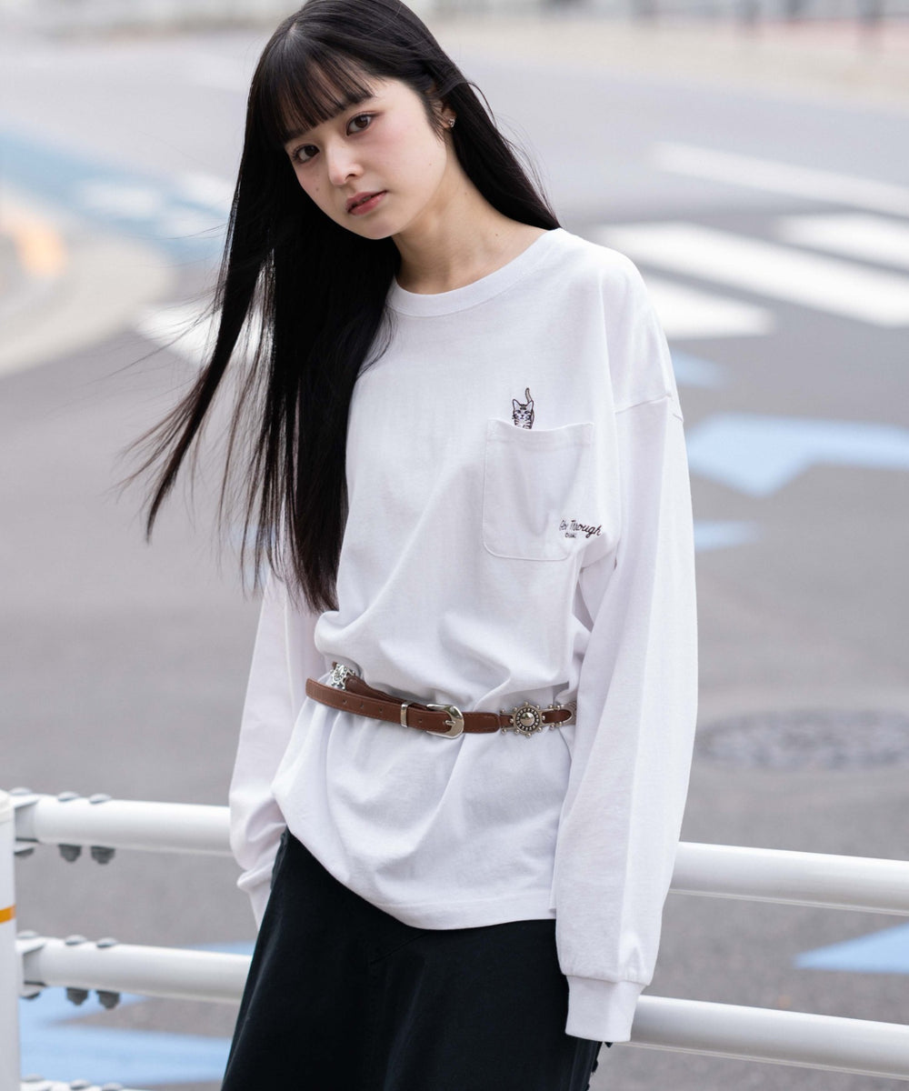 ホワイト　モデル：161cm M着用