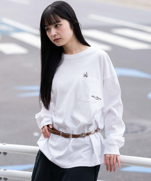 ホワイト　モデル：161cm M着用