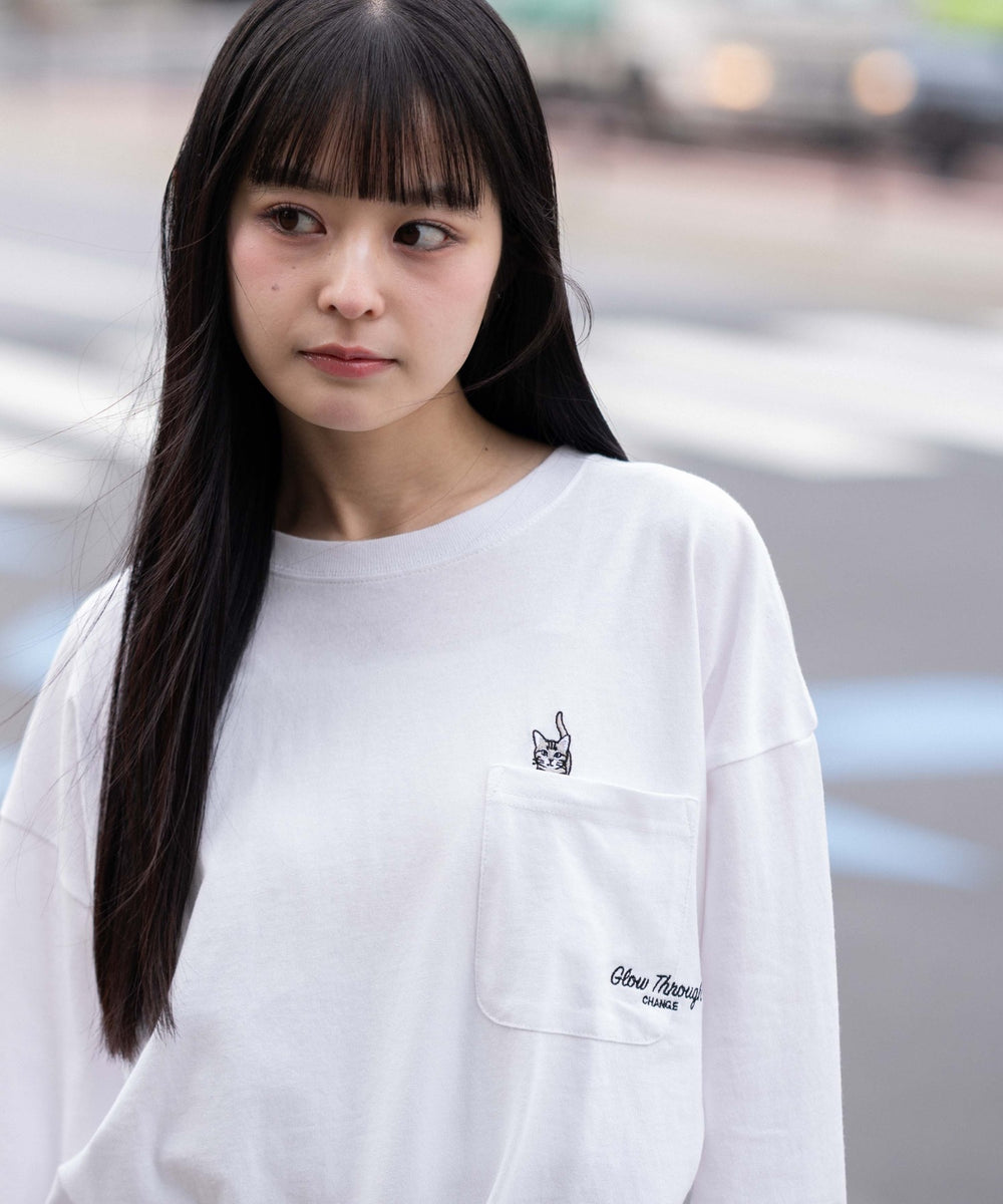 ホワイト　モデル：161cm M着用