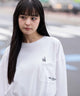 ホワイト　モデル：161cm M着用