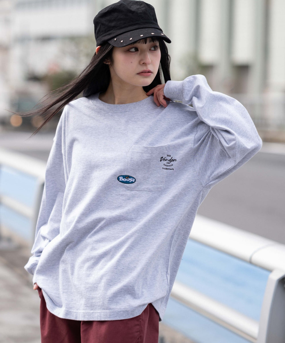 アッシュグレー　モデル：161cm M着用