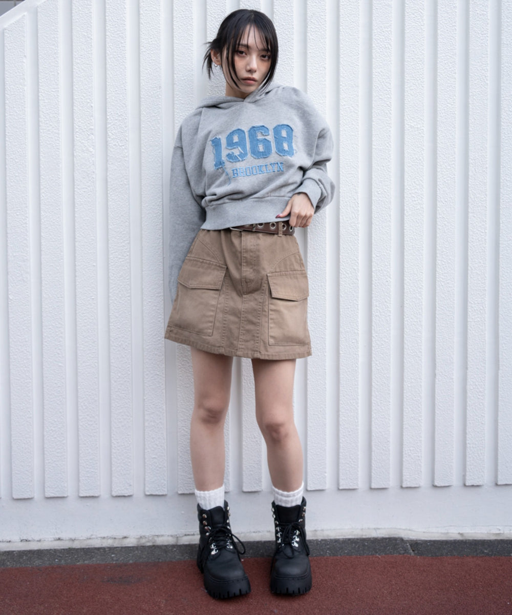 杢グレー モデル：159cm F着用