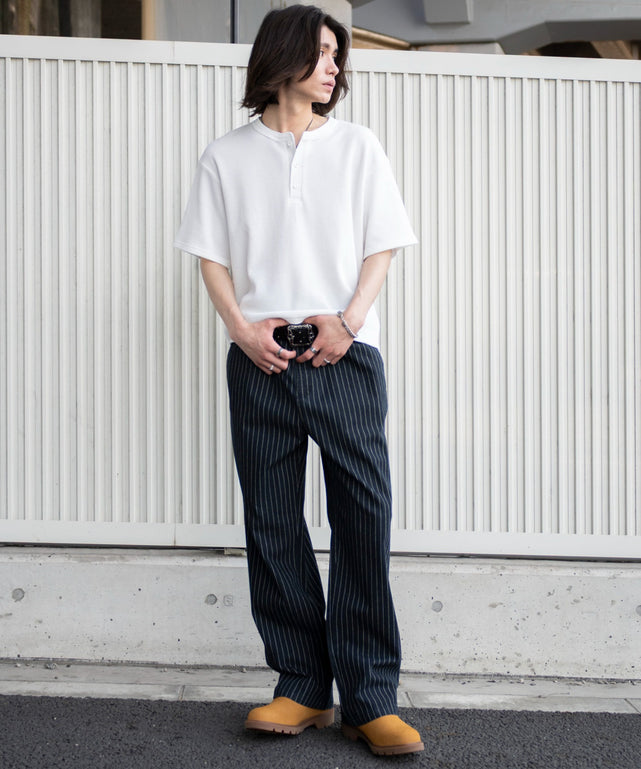 ブルーストライプ モデル：182cm L着用