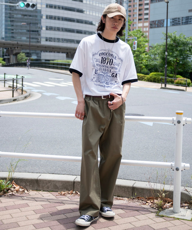 カーキ モデル：182cm L着用