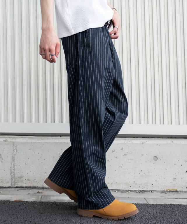 ブルーストライプ モデル：182cm L着用