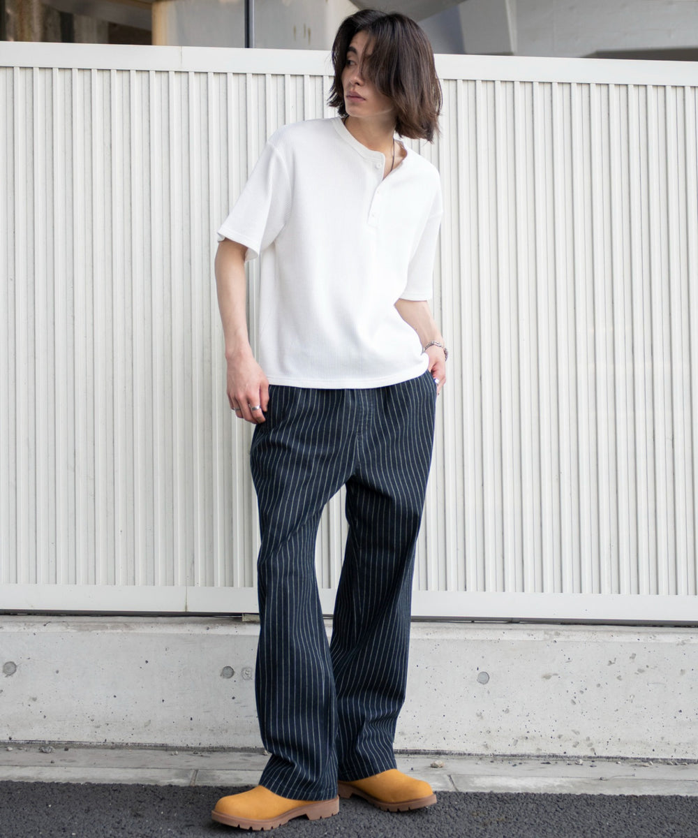 ブルーストライプ モデル：182cm L着用