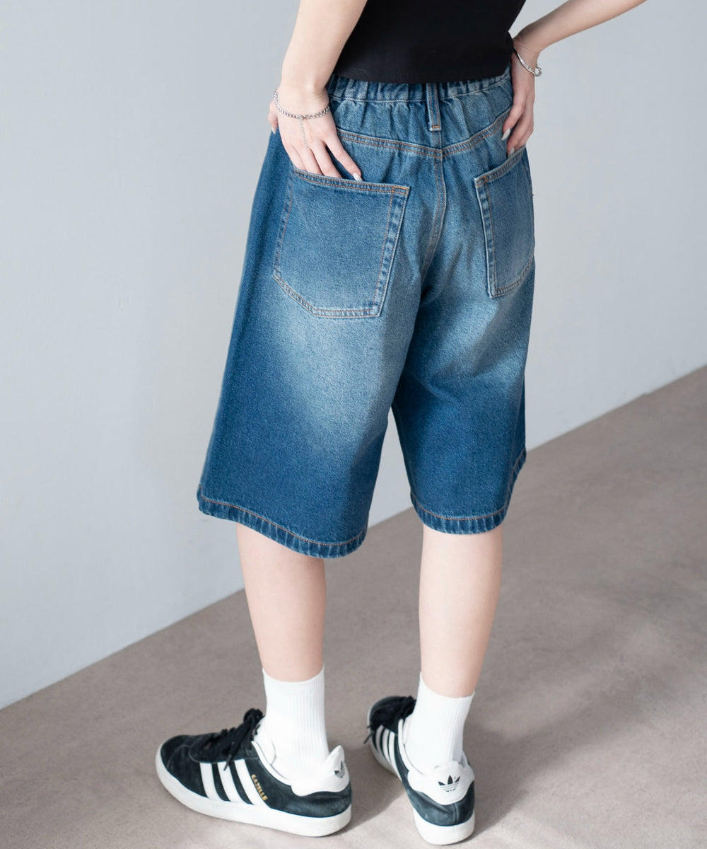 デニム中濃　モデル：159cm M着用