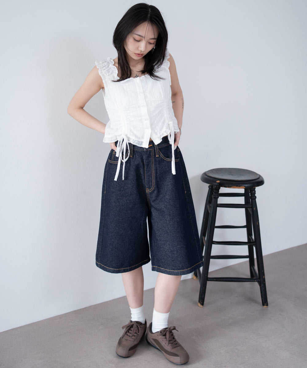 デニムインディゴ　モデル：159cm M着用