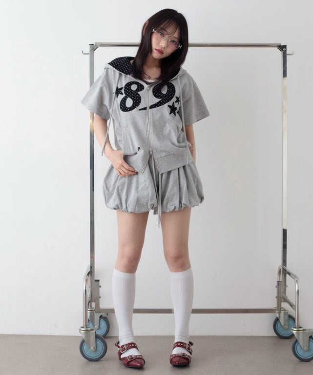 杢グレー　モデル：159cm F着用