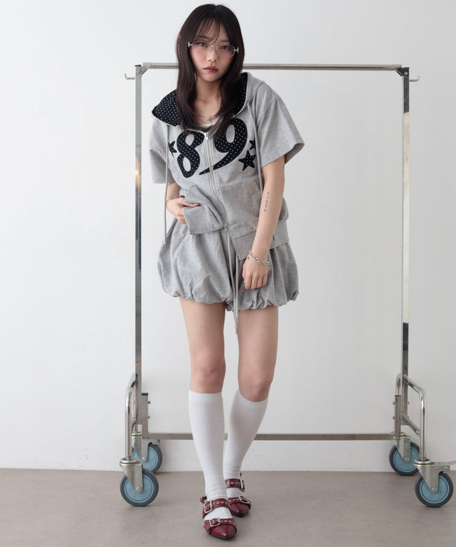 杢グレー　モデル：159cm F着用