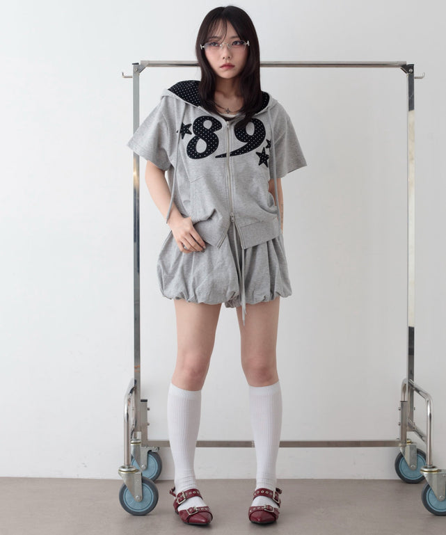 杢グレー　モデル：159cm F着用